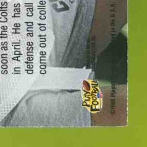 1998 Playoff Absolute Retail Peyton Manning Draft Picks Silver Die Cut #1 Colts - Sports Cards