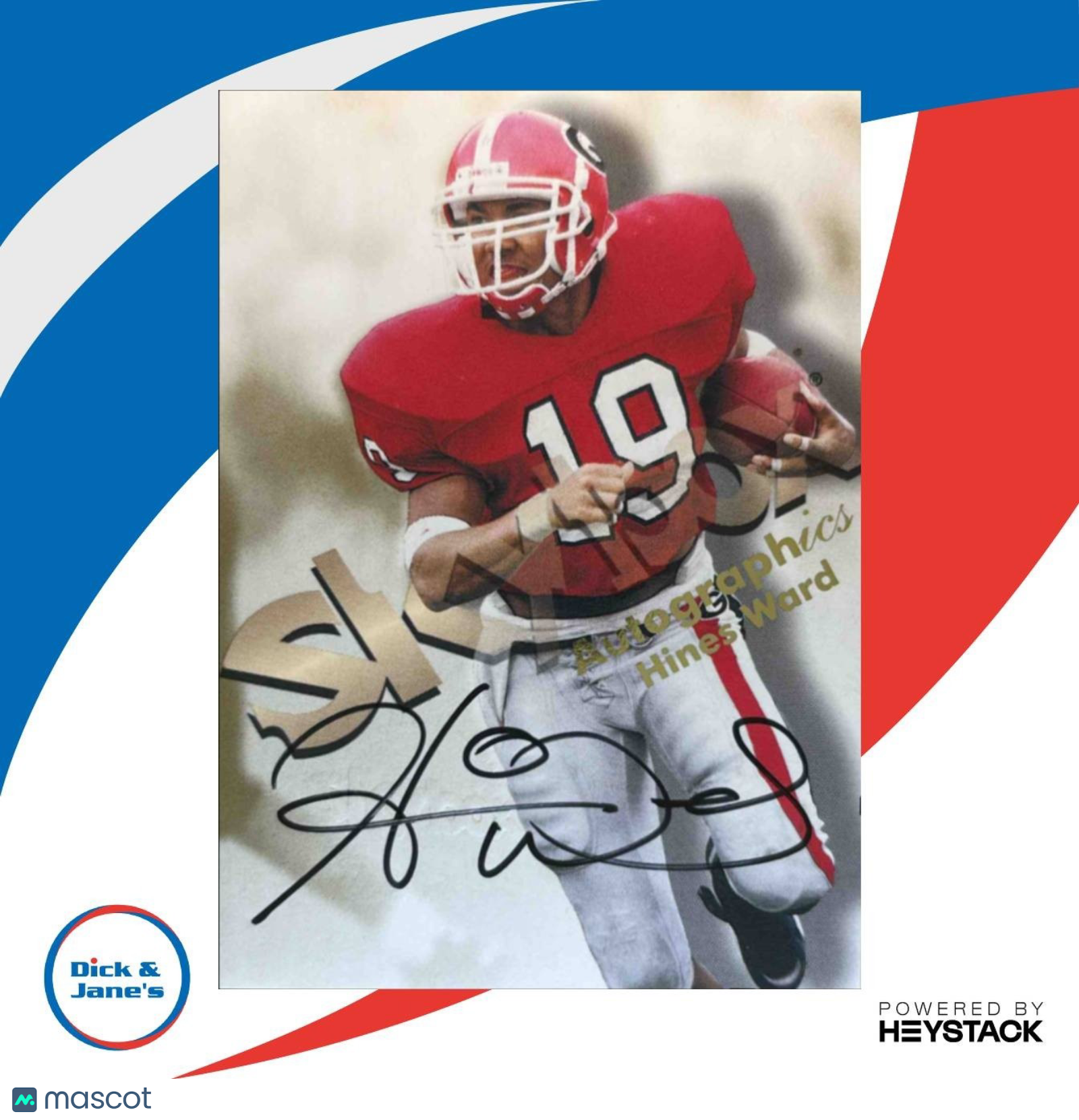 1998 Skybox Hines Ward Autographics #NNO RC Pittsburgh Steelers - Sports Cards