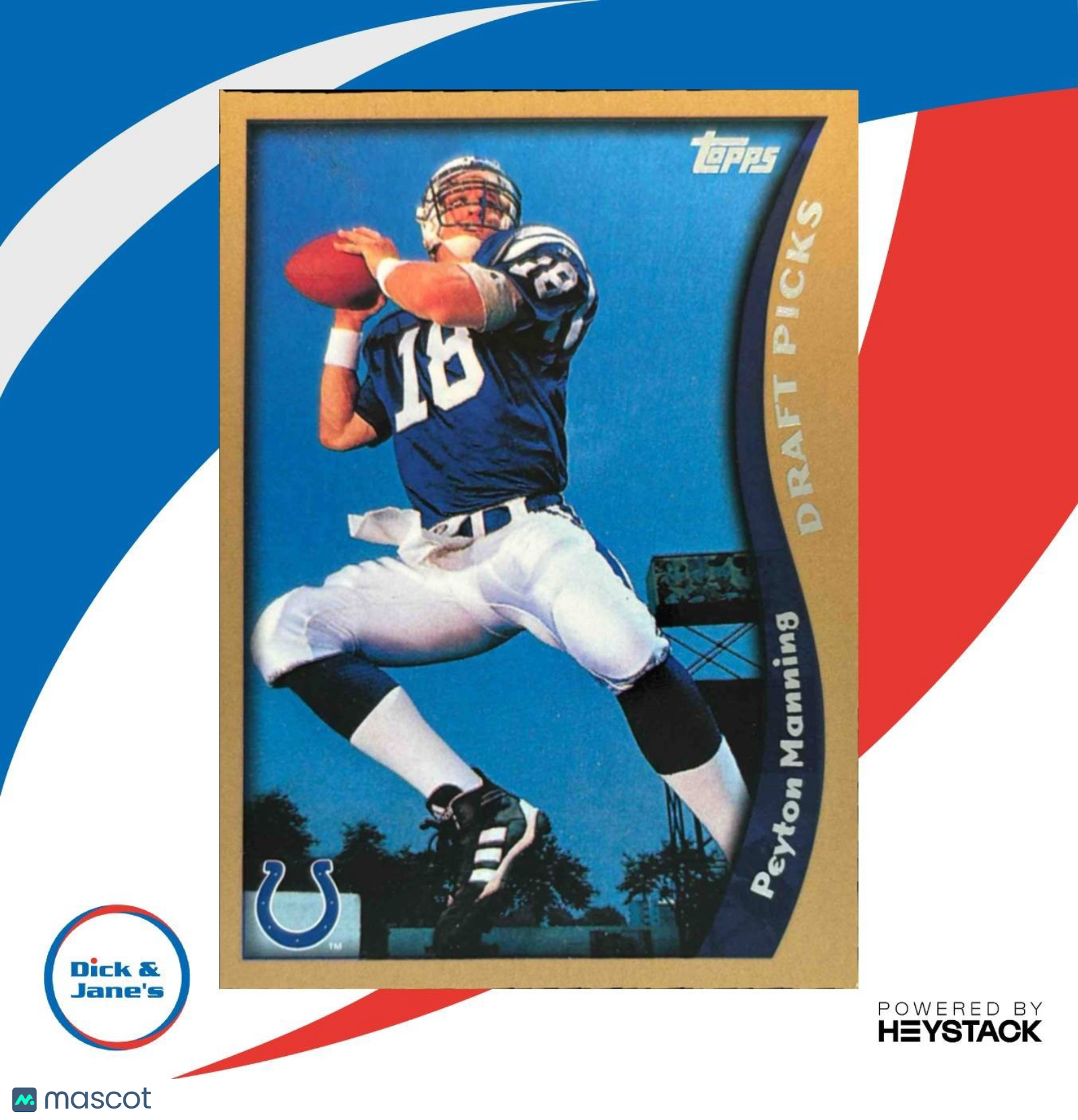 1998 Topps Peyton Manning #360 RC Indianapolis Colts - Sports Cards