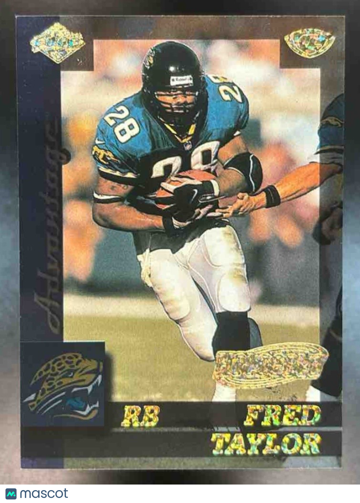 1999 Collector’s Edge Advantage Fred Taylor HoloGold /50 #73 Jacksonville Jaguar - Sports Cards
