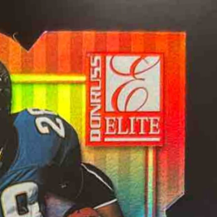 1999 Donruss Elite Fred Taylor Primary Colors Red /75 #25 Jacksonville Jaguars - Sports Cards