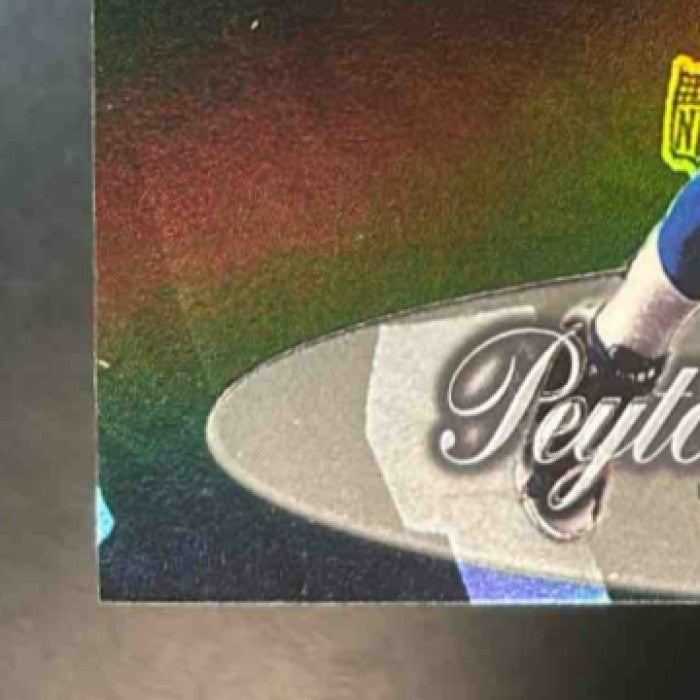 1999 Fleer Flair Showcase Peyton Manning #18 Row 1 Indianapolis Colts - Sports Cards