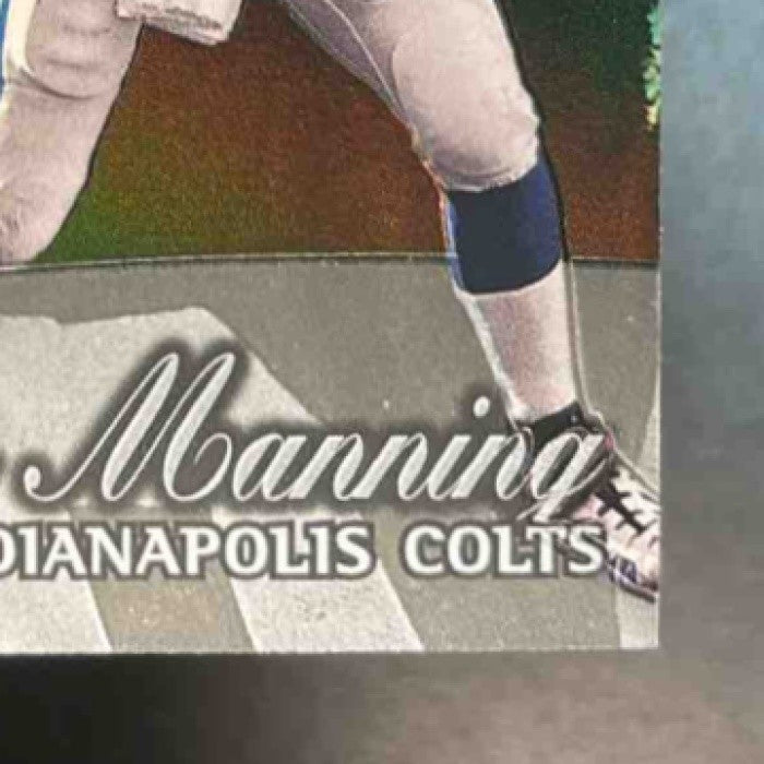 1999 Fleer Flair Showcase Peyton Manning #18 Row 1 Indianapolis Colts - Sports Cards