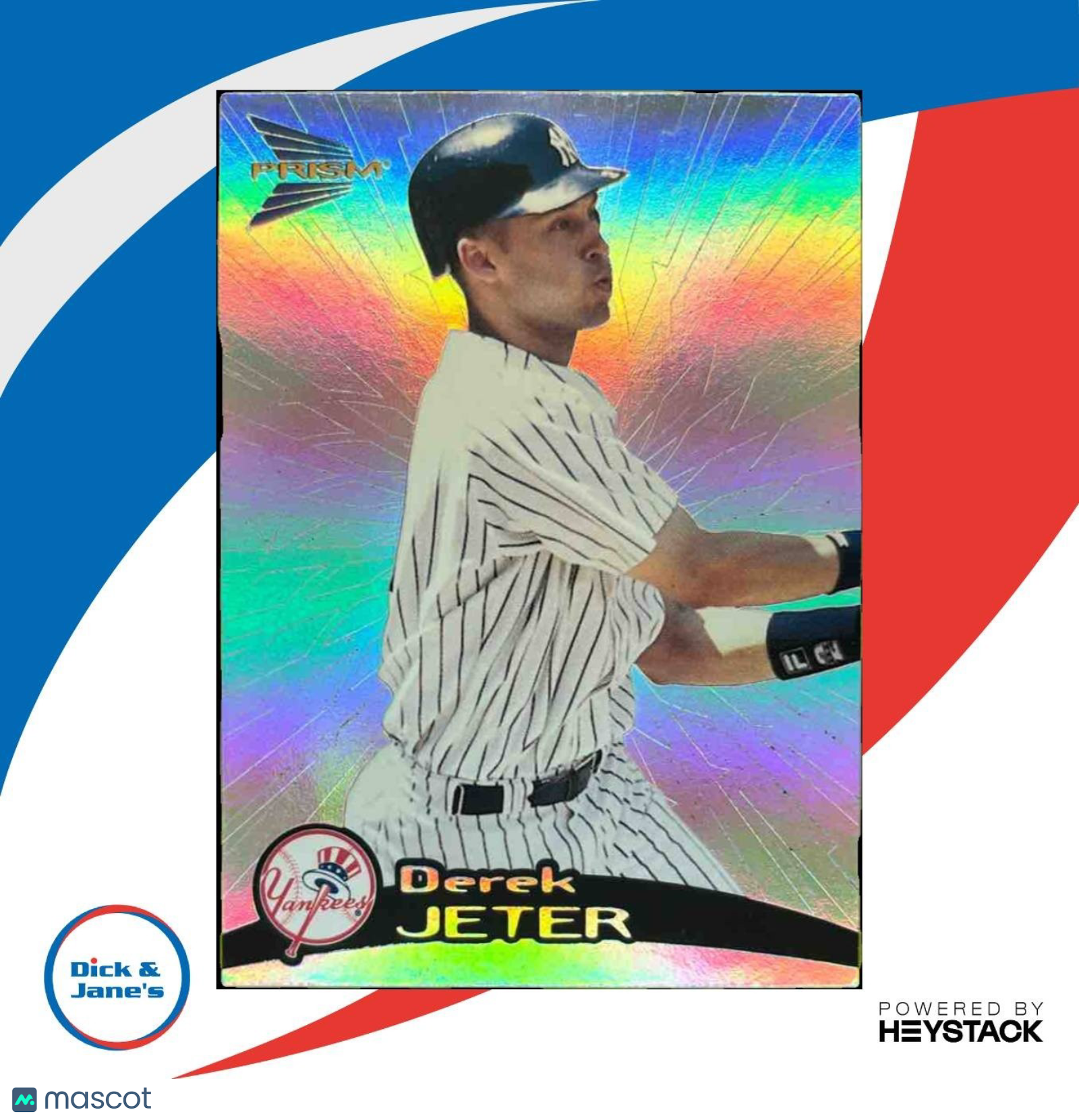 1999 Pacific Prism Derek Jeter #100 New York Yankees - Sports Cards