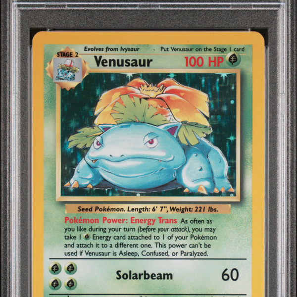 1999 Pokemon Game Venusaur #15 Holo PSA 5 - Dick &