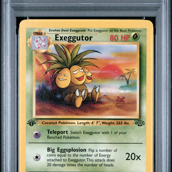 1999 Pokemon Jungle Exeggutor #35 1st Edition PSA 9