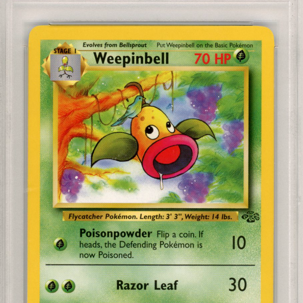 1999 Pokemon Jungle Weepinbell #48 PSA 9 MINT - Dick &