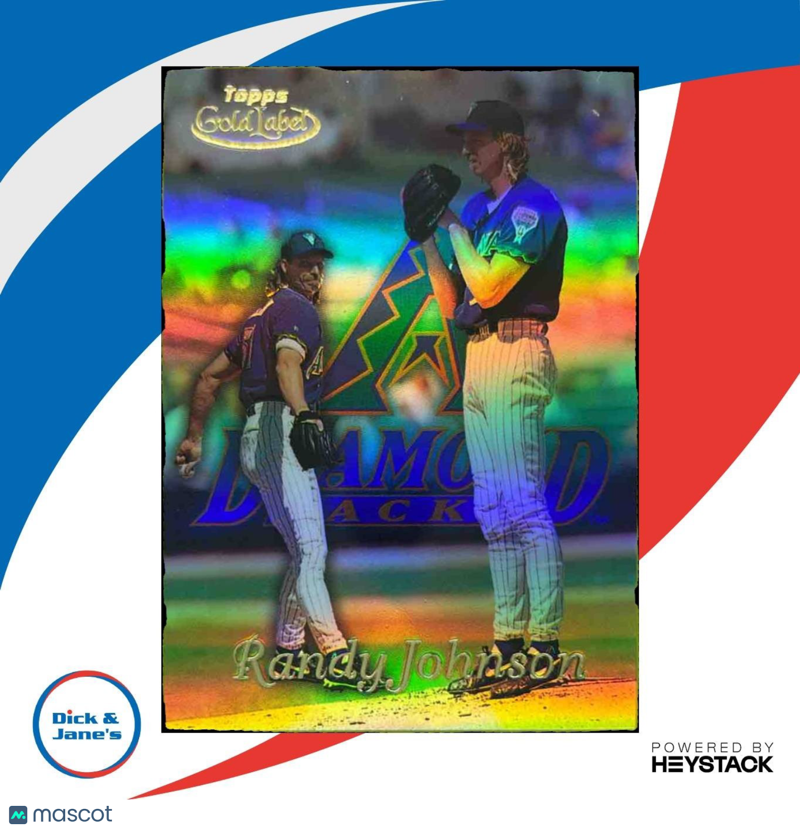 1999 Topps Gold Label Randy Johnson #43 Arizona Diamondbacks - Sports Cards