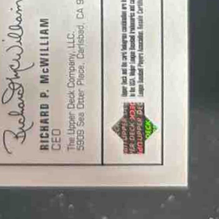 1999 Upper Deck Century Legends Johnny Bench Epic Signature Auto Cincinnati Reds - Sports Cards