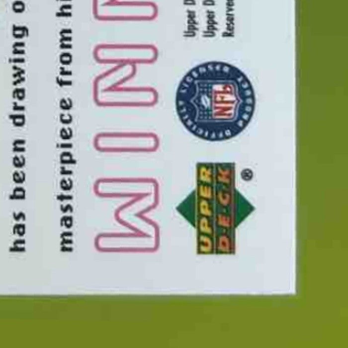 1999 Upper Deck MVP Jerry Rice Draw Your Own Card #W27 San Francisco 49ers - Sports Cards