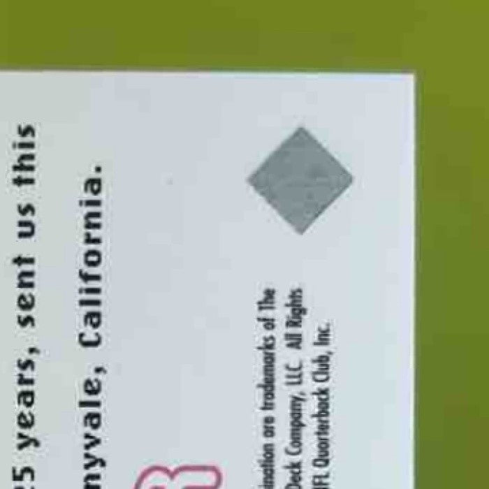 1999 Upper Deck MVP Jerry Rice Draw Your Own Card #W27 San Francisco 49ers - Sports Cards