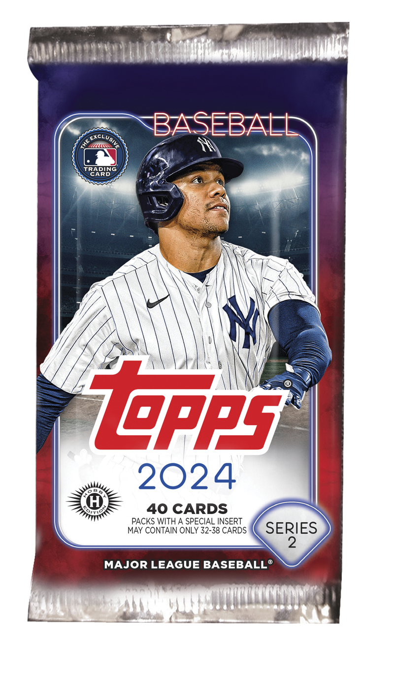 Jumbo Packs Lots of 2024 Topps Series 2 Hobby HTA JUMBO Baseball (40 Card Pack)