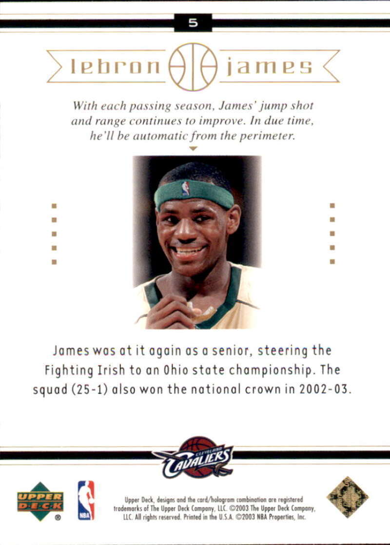 2003-04 Upper Deck LeBron James Box Set