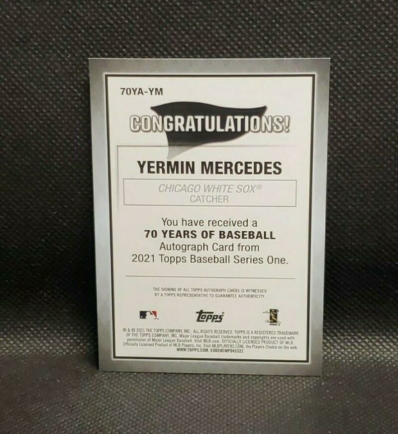 2021 Topps 70 Years of Baseball Autographs