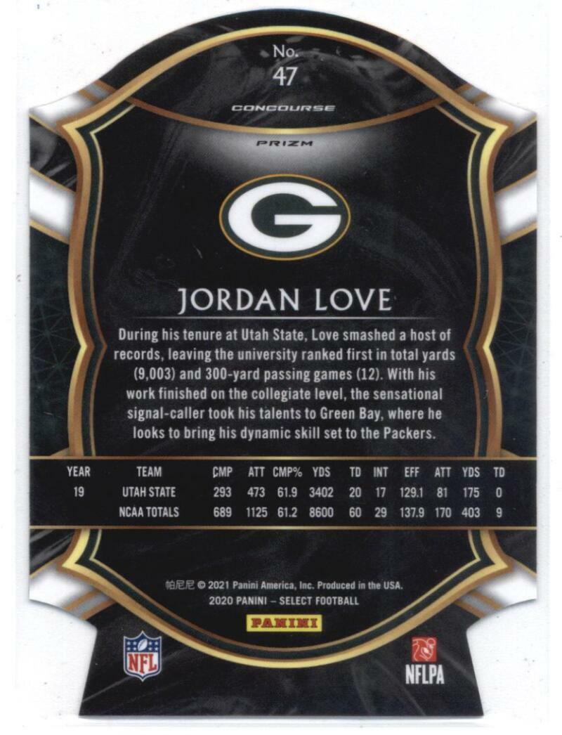 2020 Panini Select Tri-Color Prizm Die-Cut