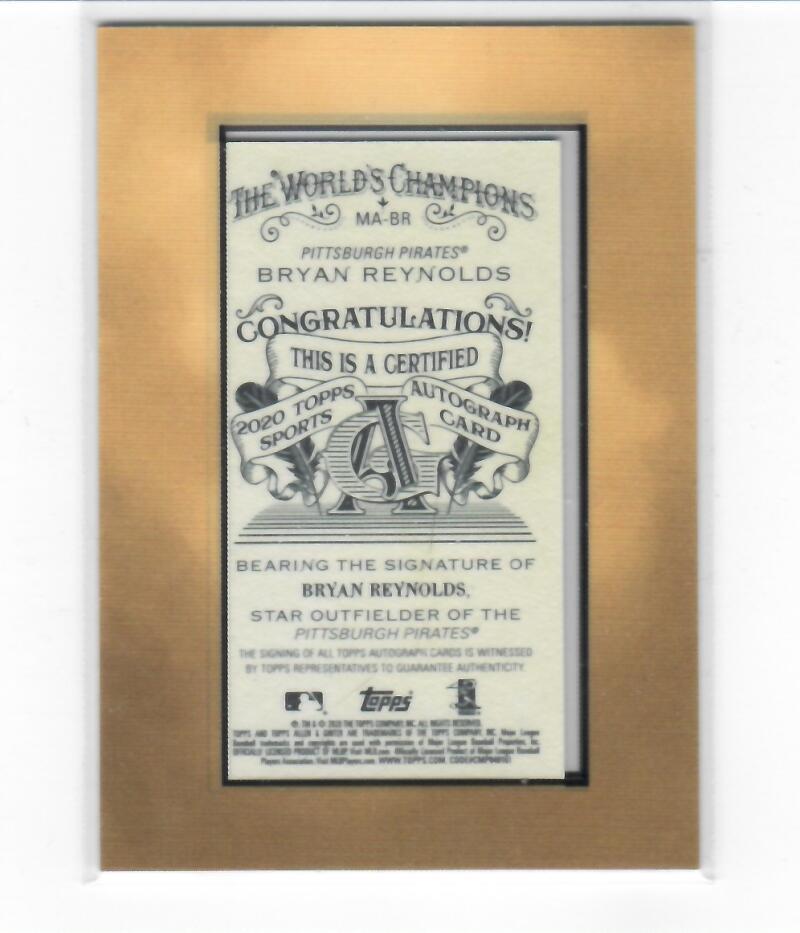 2020 Allen and Ginter Framed Mini Autographs