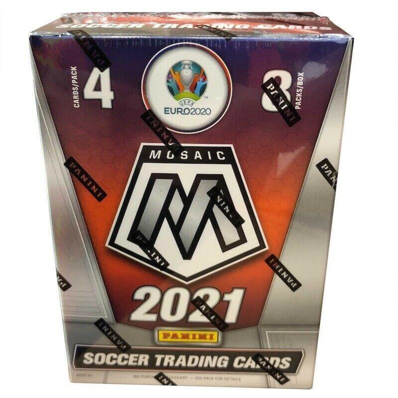 2021 Panini Mosaic UEFA Euro2020 Soccer Blaster 8-Pack Box