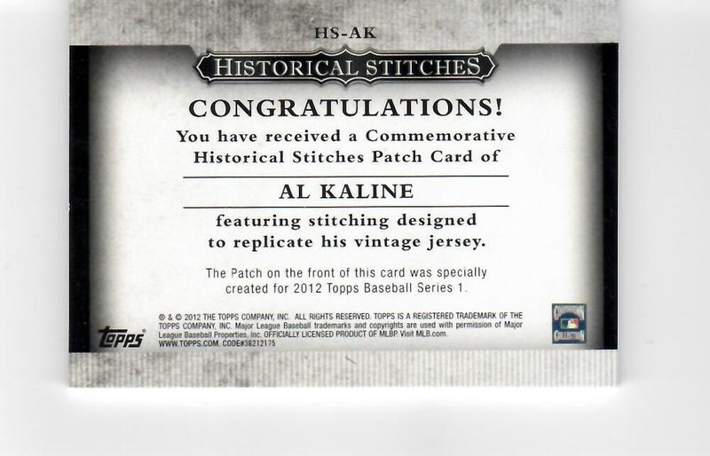 2012 Topps Historical Stitches