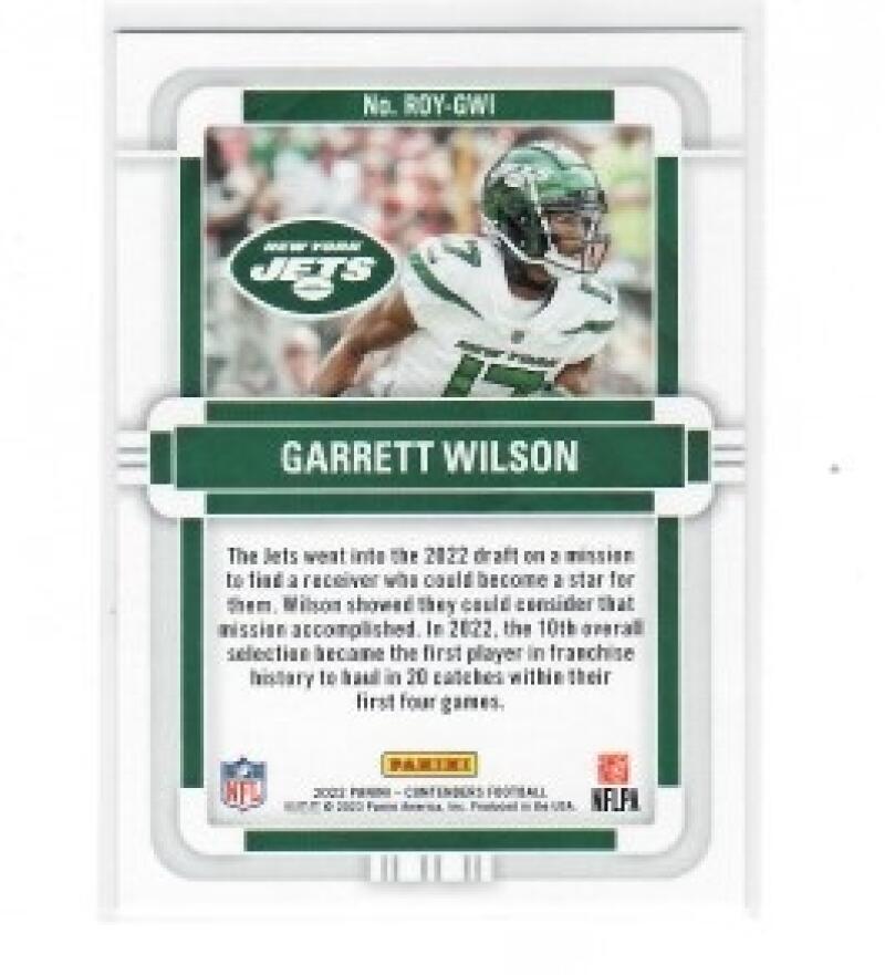 2022 Panini Contenders Rookie of the Year Contenders Emerald