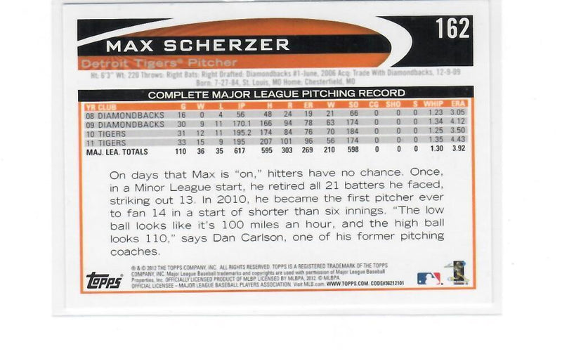 2012 Topps Wal-Mart Blue Border