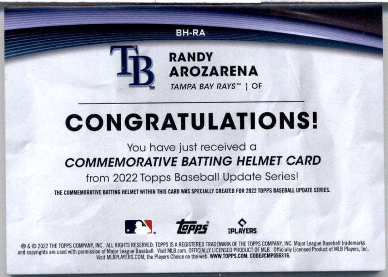 2022 Topps Update Commemorative Batting Relic