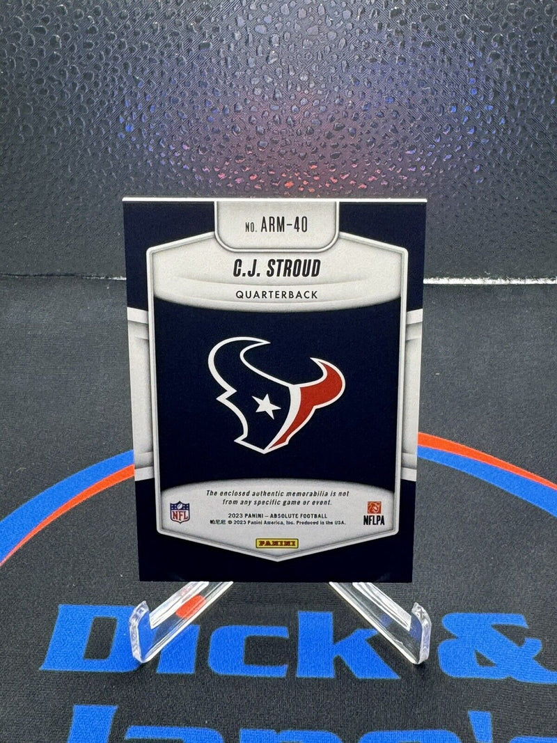 2023 Absolute CJ Stroud Rookie RC Jersey Patch