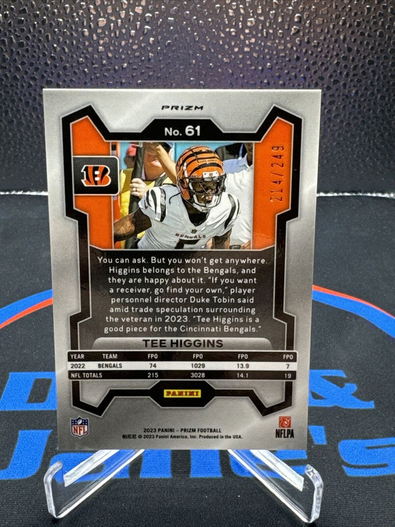 2023 Panini Prizm Orange /249 Tee Higgins