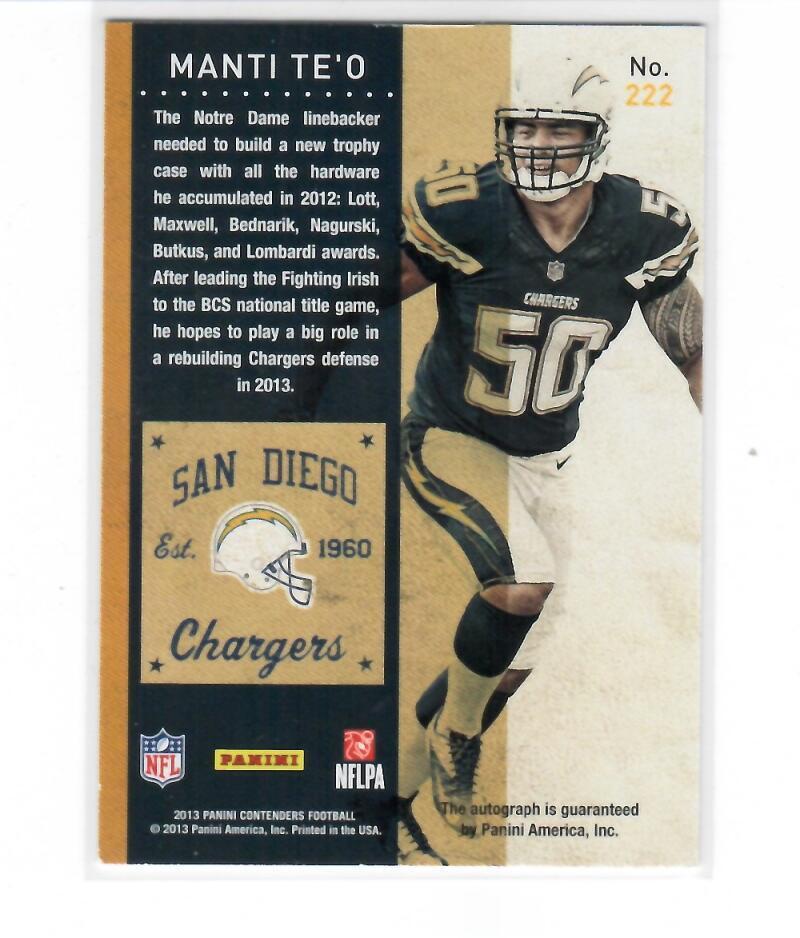 2013 Playoff Contenders Rookie Tickets RPS