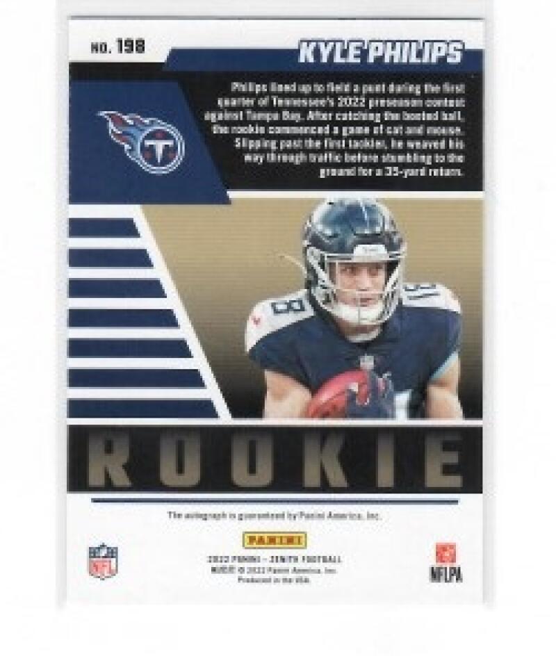 2022 Panini Zenith Autographs Red Zone