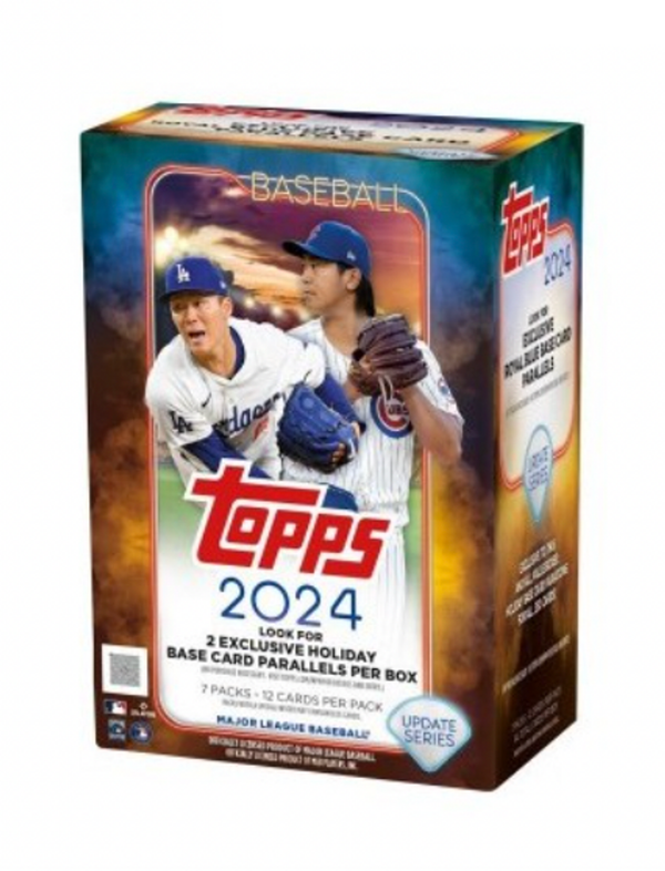 2024 Topps Update Series Baseball Blaster Box (Royal Blue / Holiday Parallels)  OCT 16th