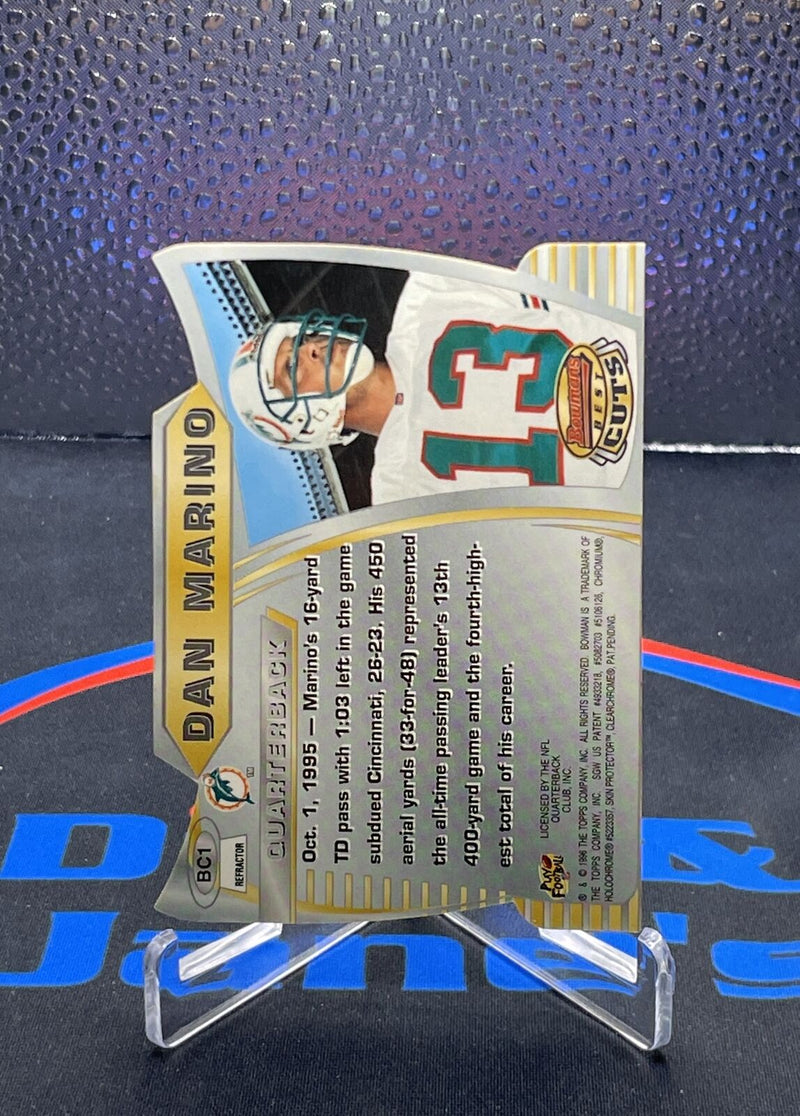 DAN MARINO 1996 BOWMANS BEST CUTS DIE CUT REFRACTOR SP MIAMI DOLPHINS