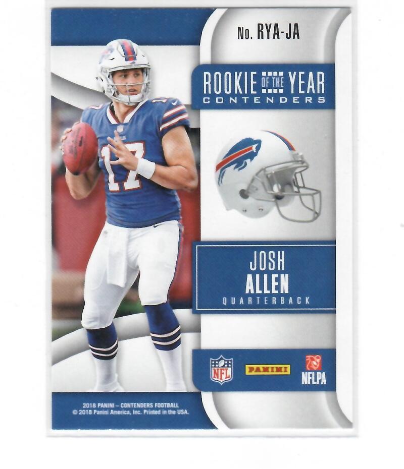 2018 Panini Contenders Rookie of the Year Contenders Emerald