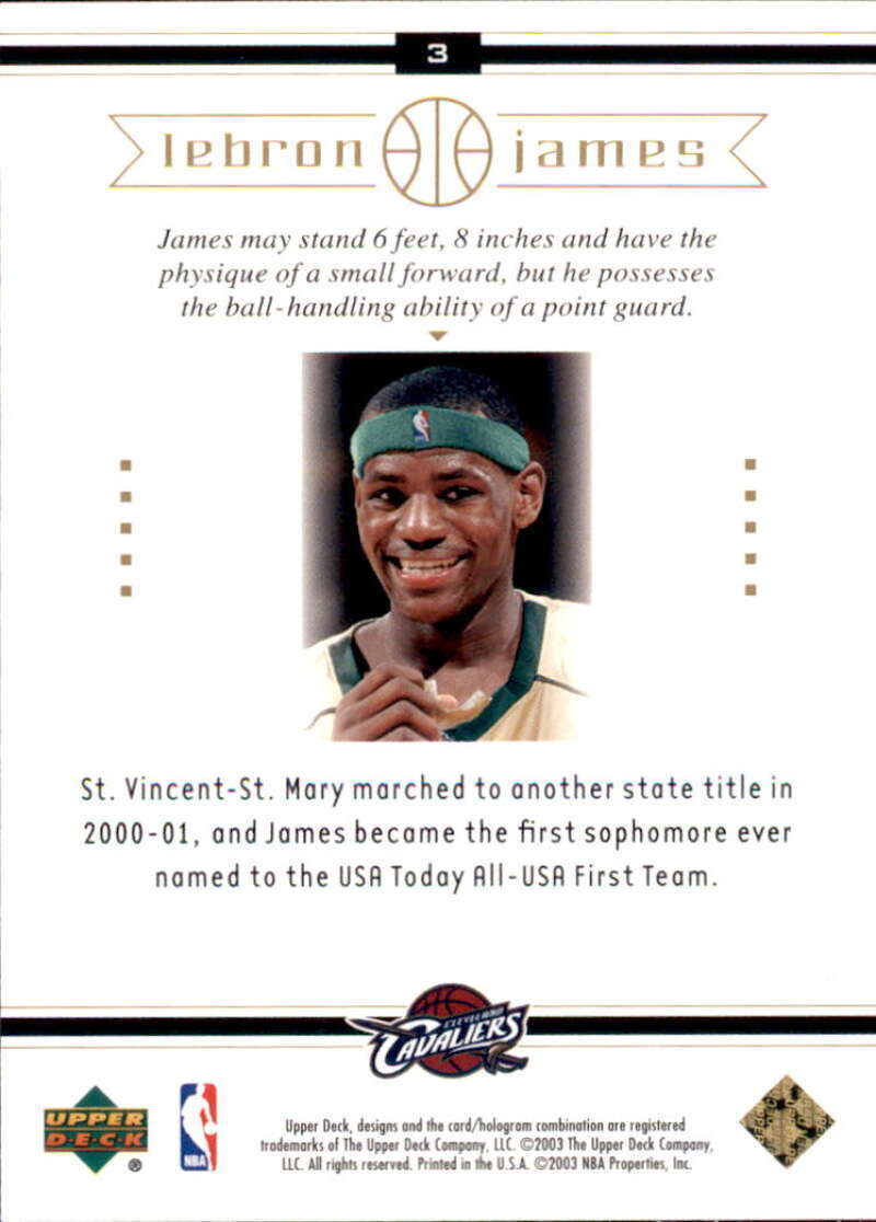 2003-04 Upper Deck LeBron James Box Set