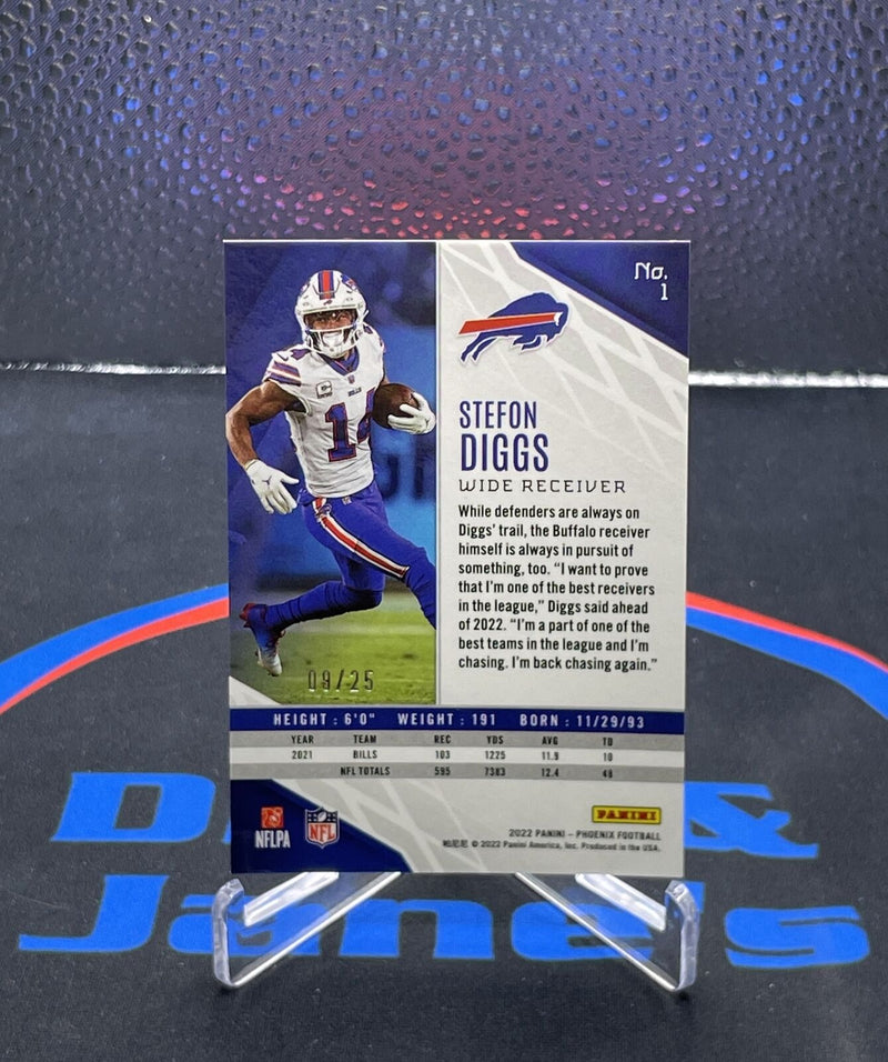 Stefon Diggs Green Lazer 9/25 Pheonix 2022