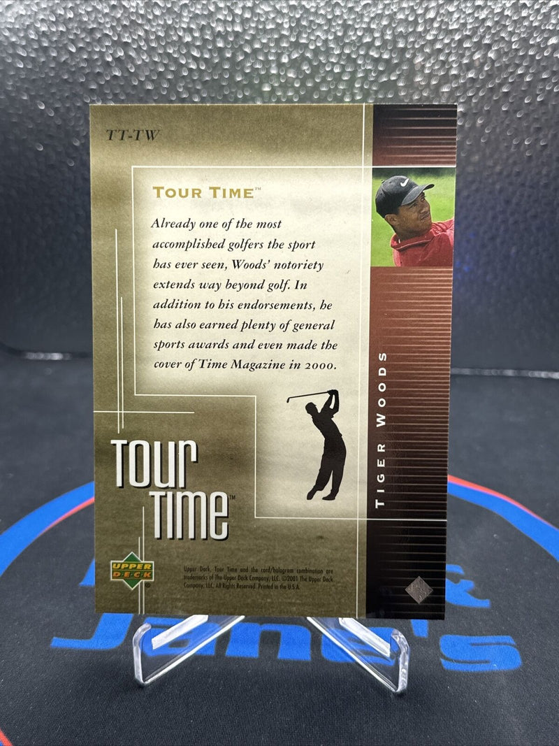 Tiger Woods Upper Deck 2001 Tour Time Insert 1530/2001