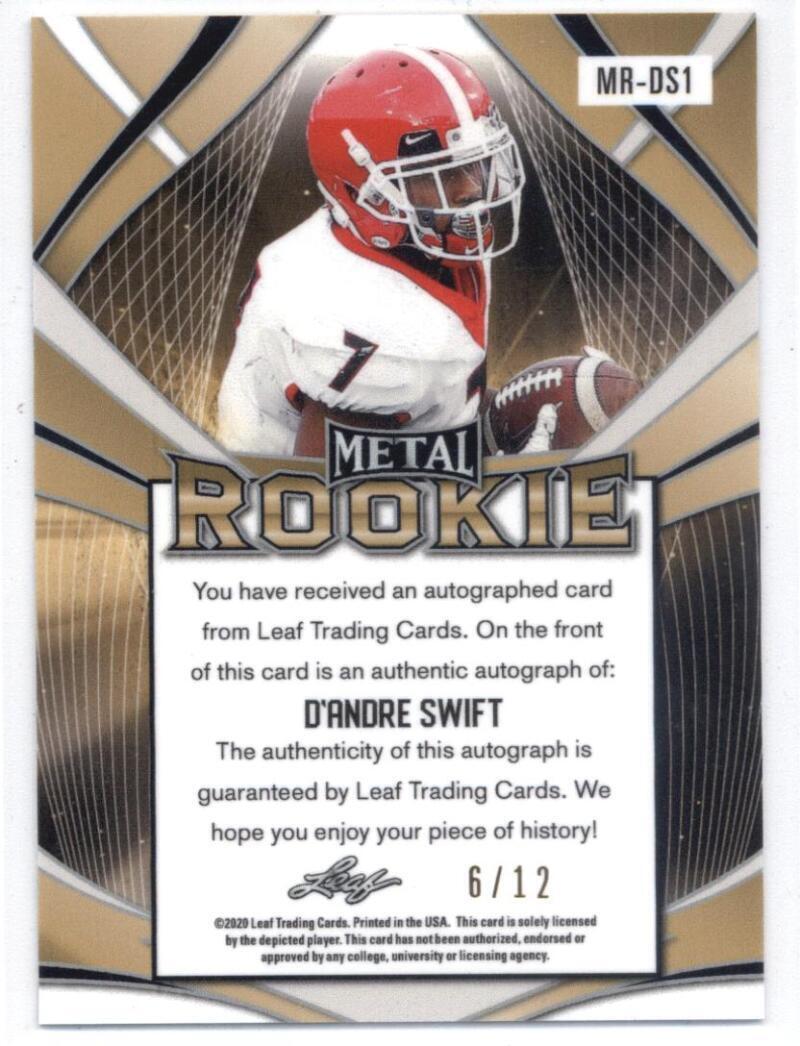 2020 Leaf Metal Rookie Crystal Blue