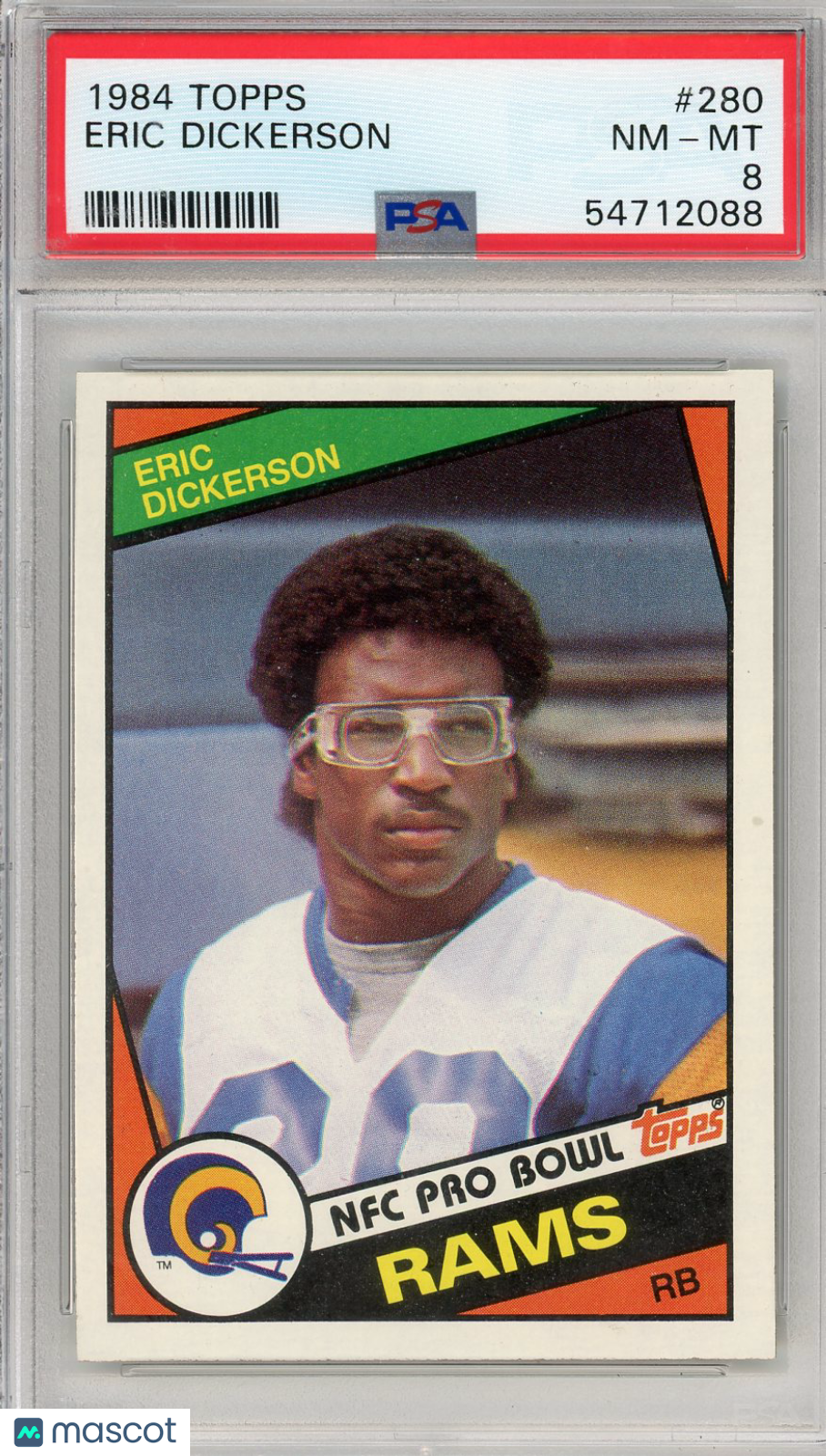 1984 Topps Eric Dickerson Rookie #280 PSA 8 Los Angeles Rams