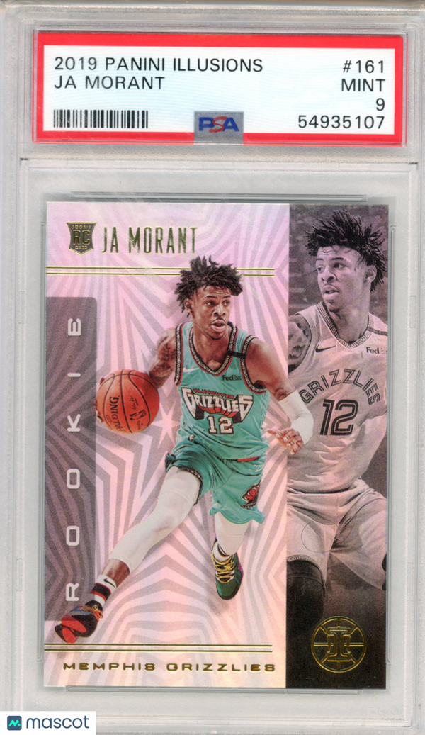 2019 Panini Illusions Ja Morant #161 PSA 9 Basketball