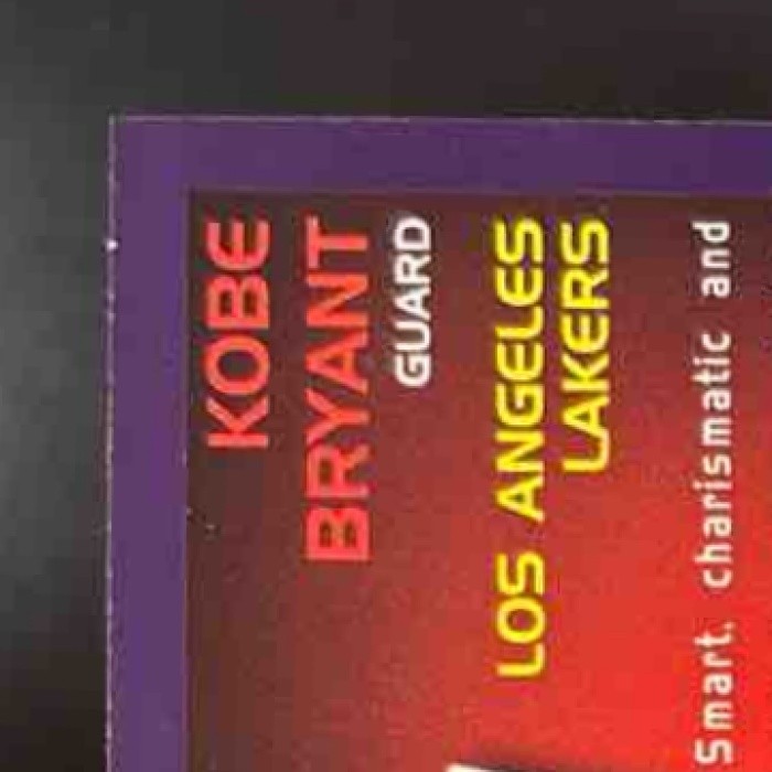 2000-01 Topps Chrome Kobe Bryant Hobby Masters #HM5 Los Angeles Lakers - Sports Cards