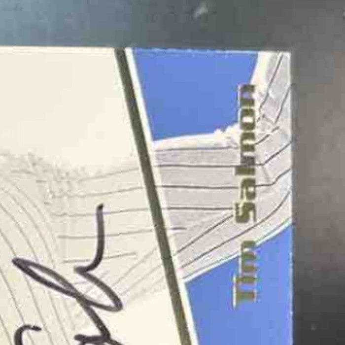 2000 Fleer Tim Salmon Fresh Ink Auto #NNO Auto - Sports Cards