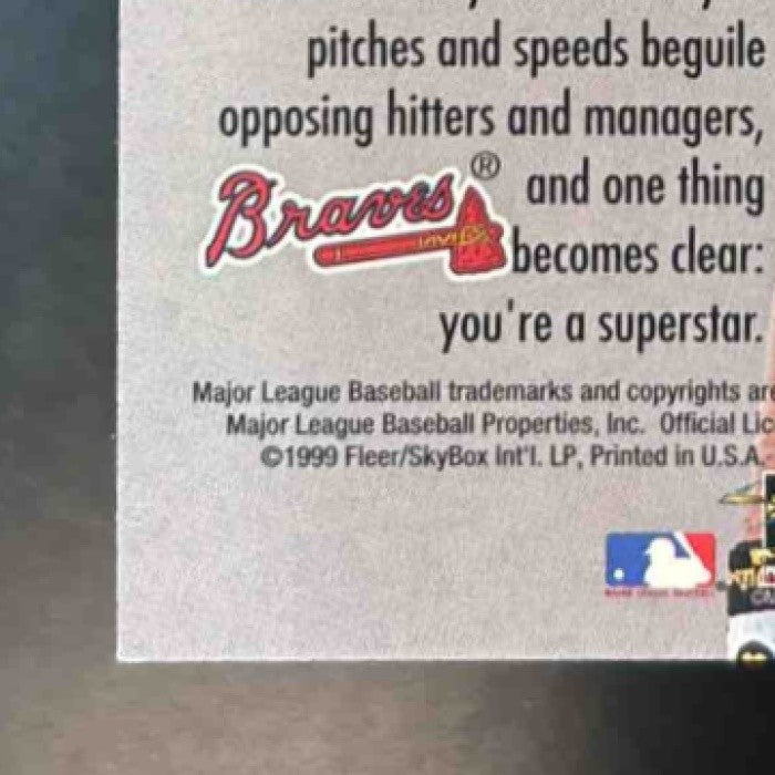 2000 Fleer Ultra Greg Maddux Diamond Mine #1 DM Atlanta Braves - Sports Cards