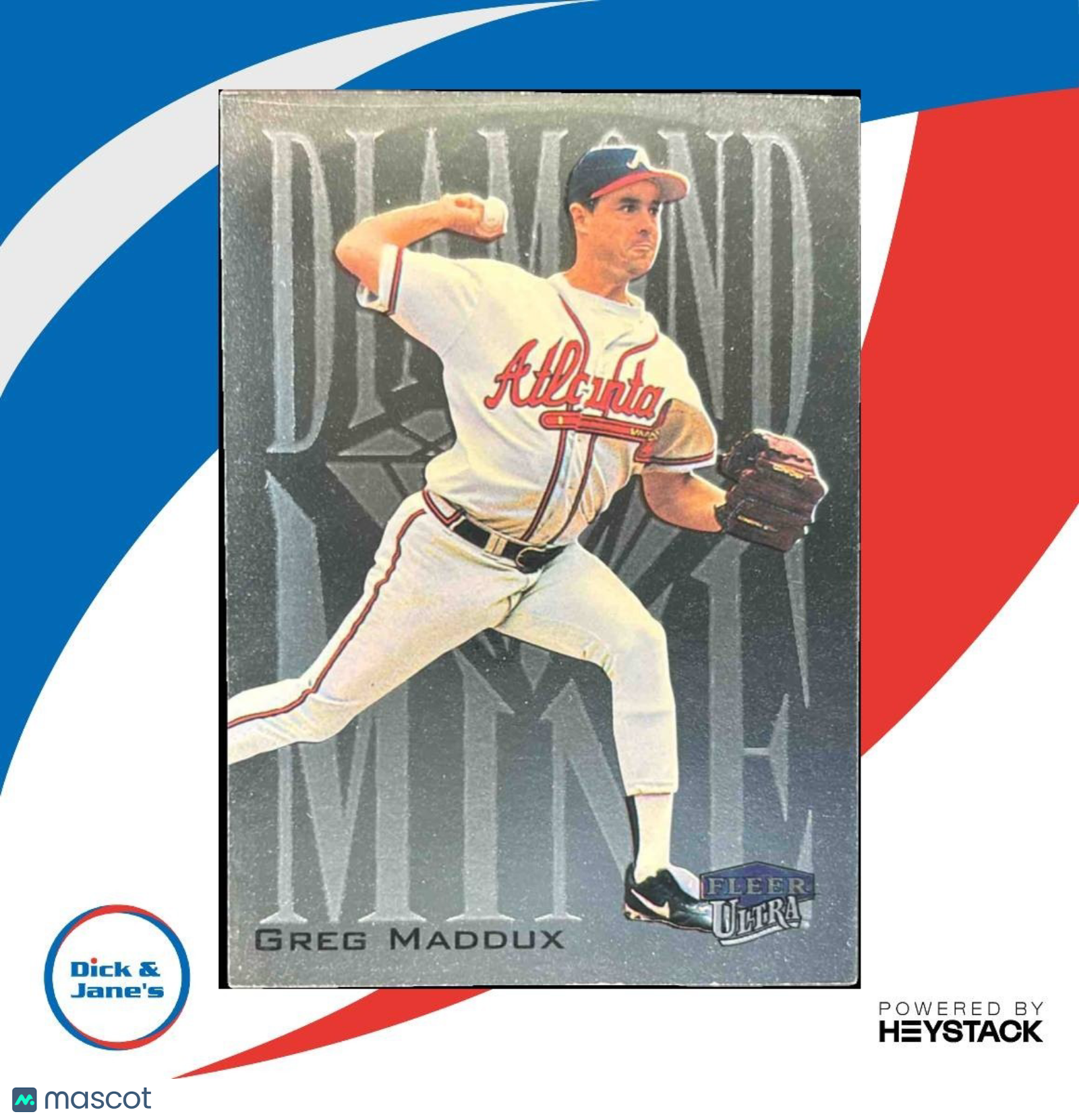 2000 Fleer Ultra Greg Maddux Diamond Mine #1 DM Atlanta Braves - Sports Cards