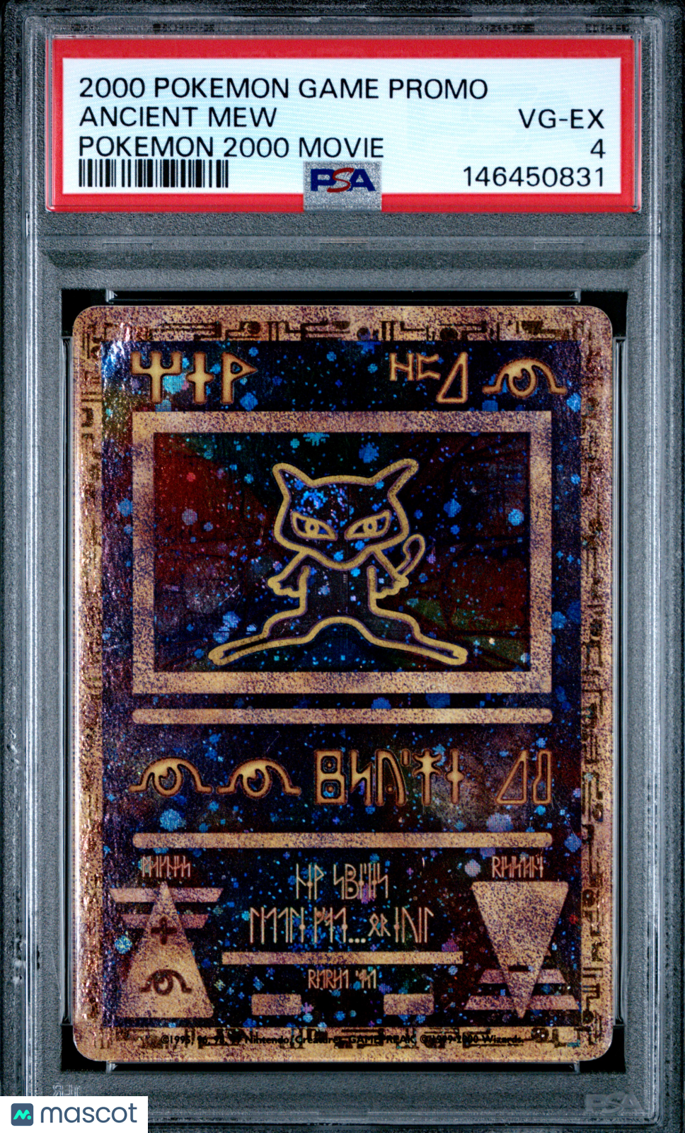 2000 Pokemon Game Movie Ancient Mew Pokemon 2000 Movie PSA 4 - Graded TCG/CCG