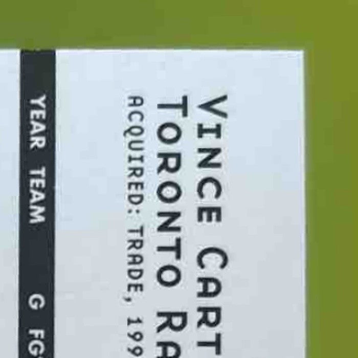 2001-02 Fleer Premium Vince Carter #13 Toronto Raptors - Sports Cards