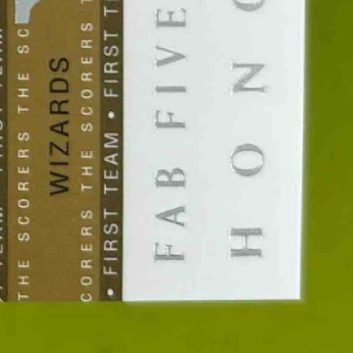 2001-02 Upper Deck Honor Roll Michael Jordan Fab Fives The Scorers F5-S1 Wizards - Sports Cards