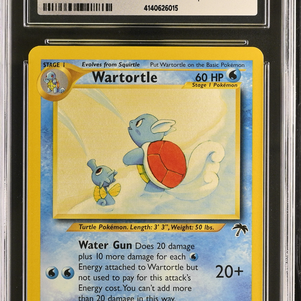 southern island pokemon cards 2001 Pokemon Southern Islands Wartortle #15/18 CGC 9