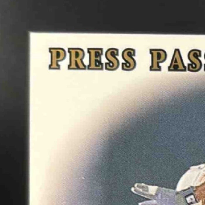 2001 Press Pass SE Santana Moss Auto Bronze #NNO Miami Hurricanes - Sports Cards