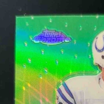 2001 Topps Chrome Peyton Manning Own The Game Refractor #PS2 Indianapolis Colts - Sports Cards