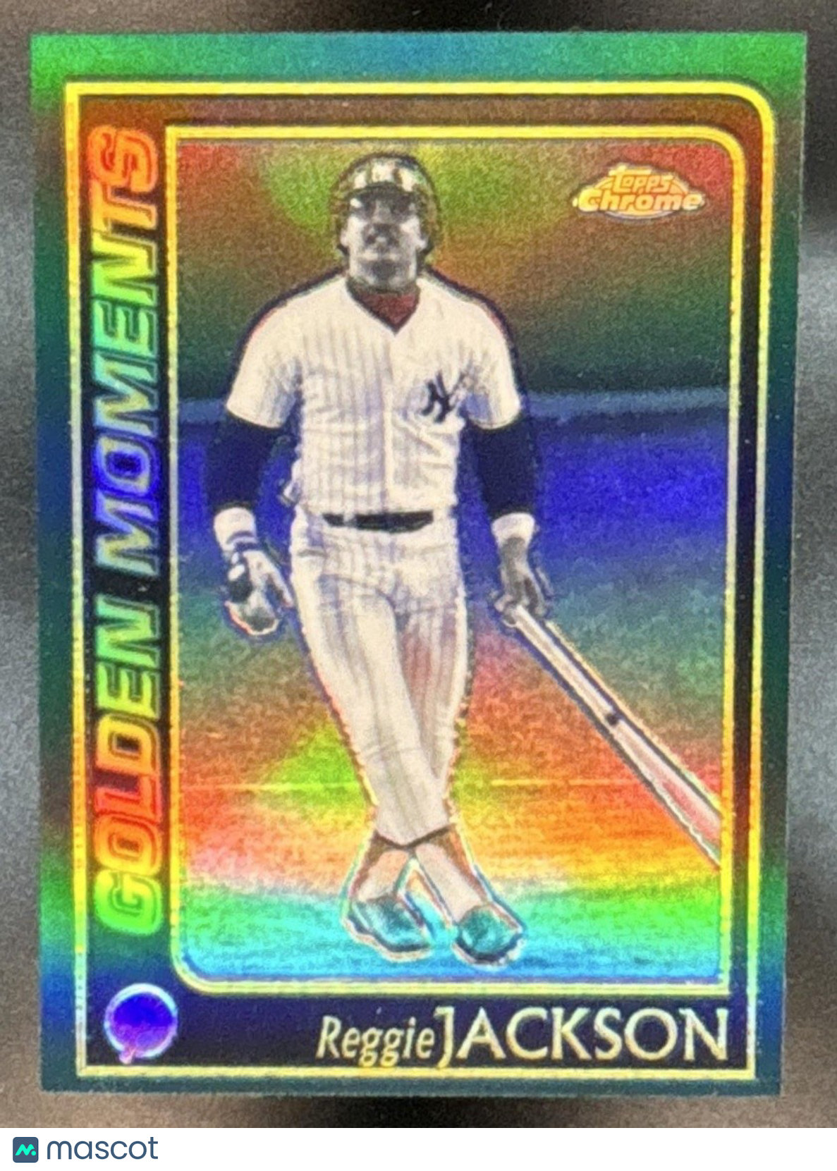 2001 Topps Chrome Reggie Jackson Retrofractors #306 New York Yankees - Sports Cards