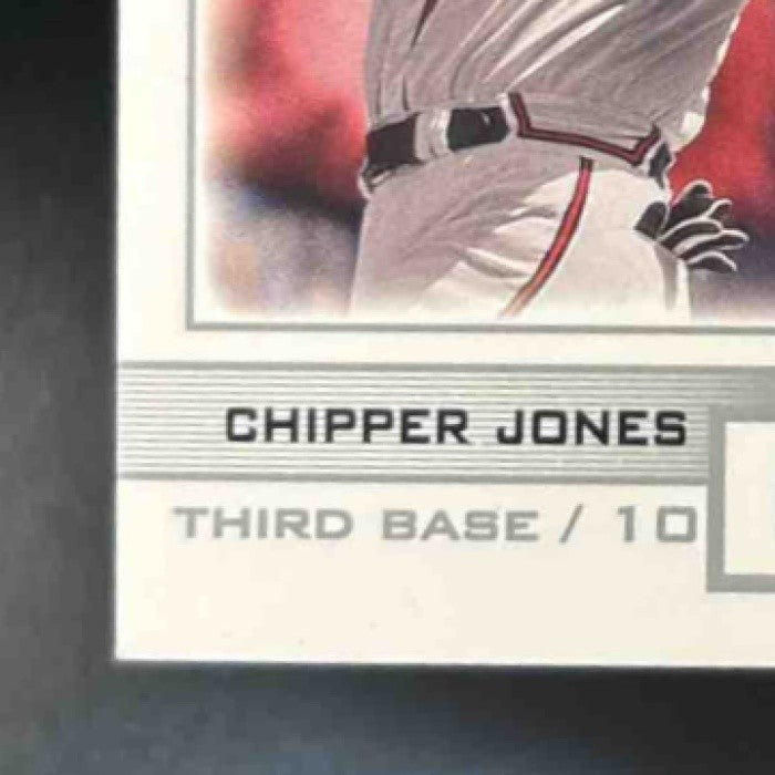 2001 Upper Deck Pros & Prospects Chipper Jones Albert Pujols Game Used Dual Bat - Sports Cards